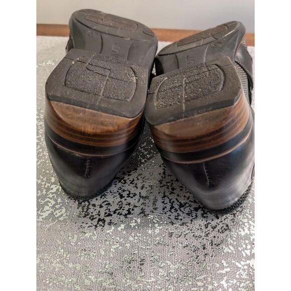 Naot Wind Shoes Womens 37 (6-6.5) Rattlesnake Loafers Brown Iridescent Leather - Picture 10 of 11